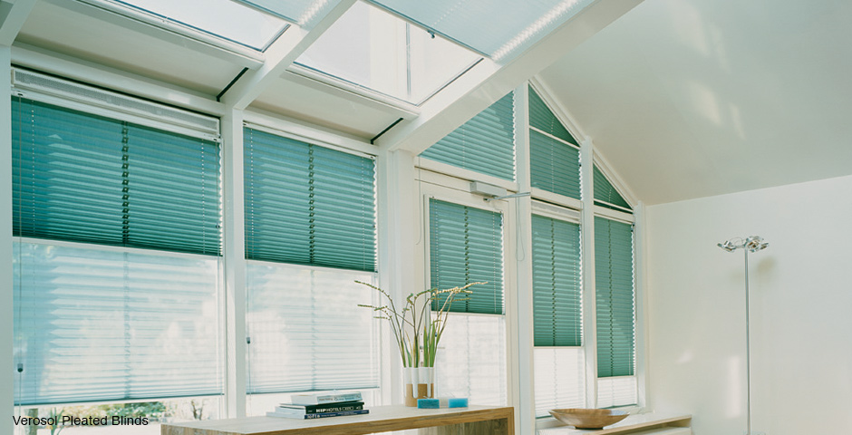 Verosol Pleated blinds Brisbane